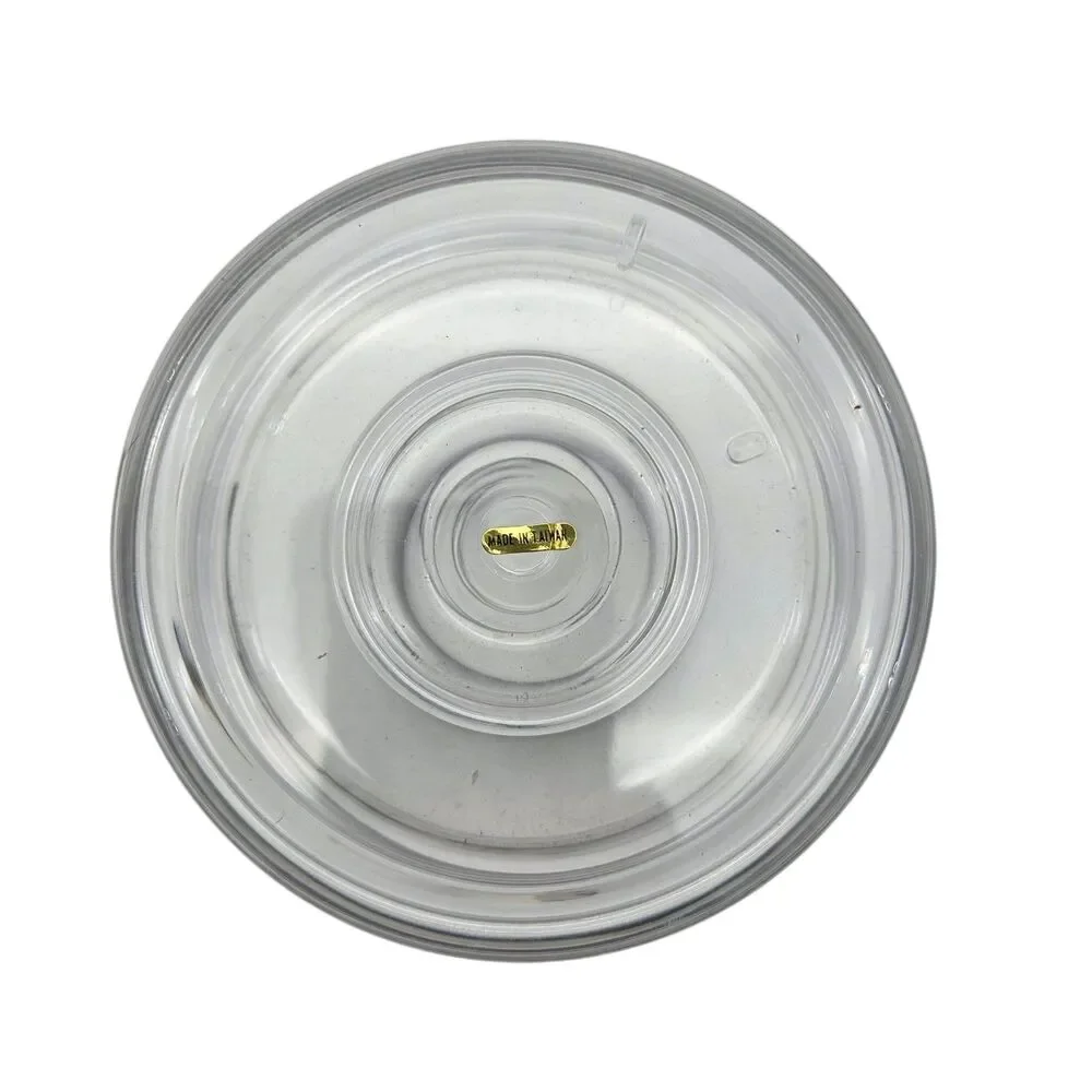 Acrylic Double Wall Wine Chiller Insulated Clear Ice Bucket Bottle Cooler New